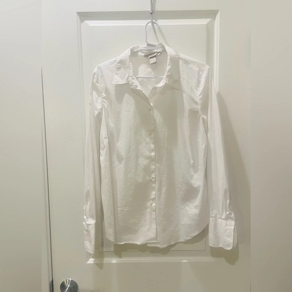 H&M Woman’s White Button-Up Shirt